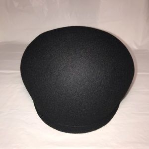 NEWSBOY WOOL FELT BLACK Ascot Cap